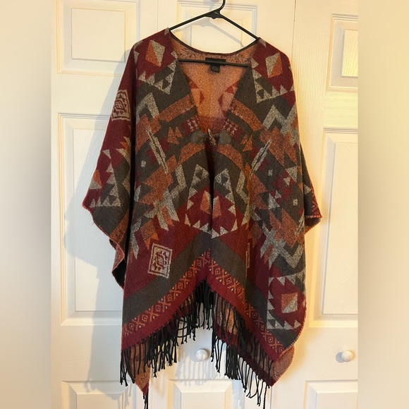 Steve Madden Fall Poncho - Picture 1 of 2